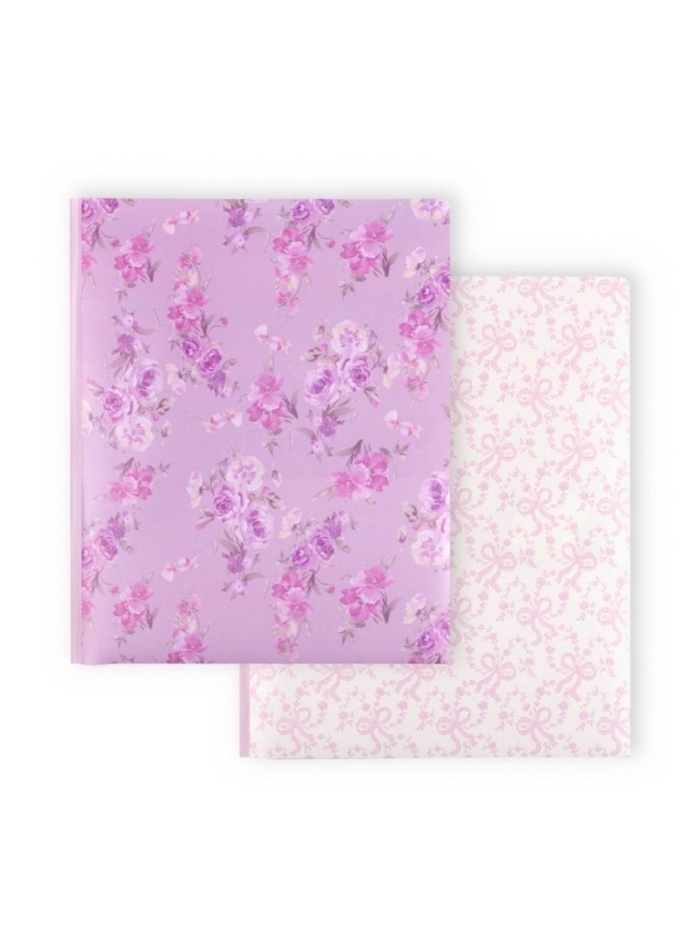 Love Shack Fancy Folders 2pk Poly Prong Folder Happy Floral Coquette Bow NEW